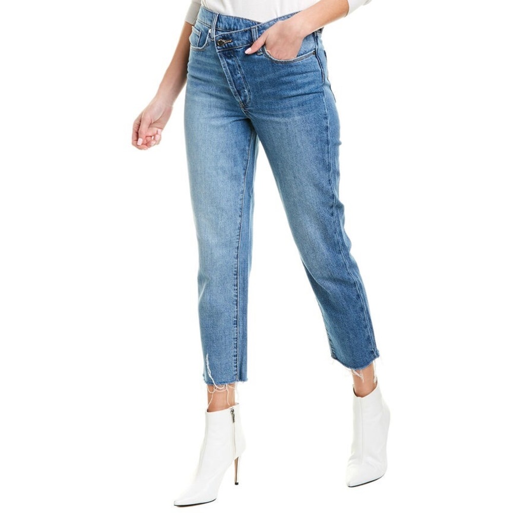Blank NYC (two tone) Wrap Over Jeans